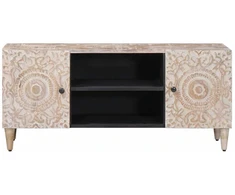 Televizoriaus spintelė Balta 105 x 33,5 x 46 cm