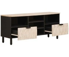 Televizoriaus spintelė Baltos skalbimo apdaila 100 x 33 x 46 cm