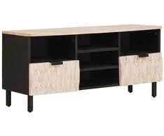 Televizoriaus spintelė Baltos skalbimo apdaila 100 x 33 x 46 cm