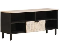 Televizoriaus spintelė Baltos skalbimo apdaila 100 x 33 x 46 cm