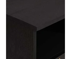 Televizoriaus spintelė su stalčių Juoda 100 x 33 x 46 cm