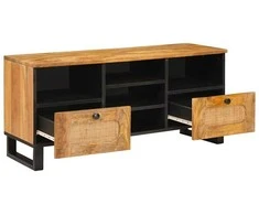 Televizoriaus spintelė Ruda 100 x 33 x 46 cm Kietas mango medis