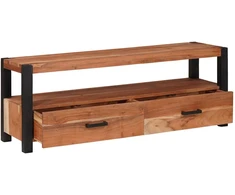 Televizoriaus spintelė su stalčių Ruda 110 x 30 x 40 cm