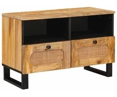 Televizoriaus spintelė Ruda 70 x 33 x 46 cm Kietas mango medis