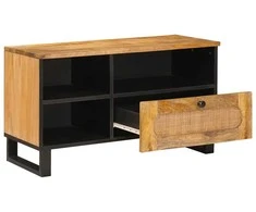Televizoriaus spintelė Ruda 80 x 33 x 46 cm Kietas mango medis