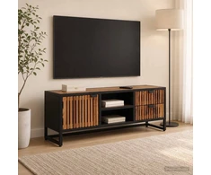 Televizoriaus spintelė su stalčių su saugykla 105 x 30 x 40 cm