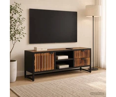 Televizoriaus spintelė su stalčių su saugykla 105 x 30 x 40 cm