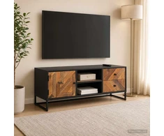 Televizoriaus spintelė su stalčių su saugykla 105 x 30 x 40 cm