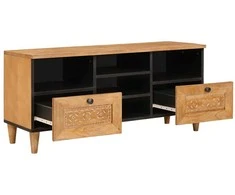 Televizoriaus spintelė 100 x 33 x 46 cm Kietas mango medis