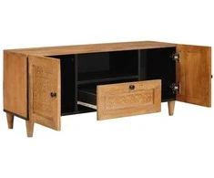 TV vienetai Šviesiai rudas 105 x 33 x 46 cm Apdirbta mediena