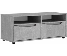 TV staliukas televizoriaus spintelė VISNES Betoninė pilka 100x40x38 cm