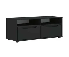 TV staliukas televizoriaus spintelė VISNES Juoda 100x40x38 cm