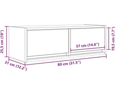 TV staliukas Televizoriaus spintelės, 2vnt., 80x31x25,5 cm, mediena