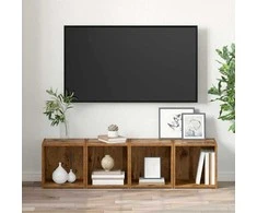 TV staliukas TV spintelių komplektas 4 pcs Senovinis medis 37 x 35 x 37,5 cm