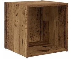 TV staliukas TV spintelių komplektas 4 pcs Senovinis medis 37 x 35 x 37,5 cm