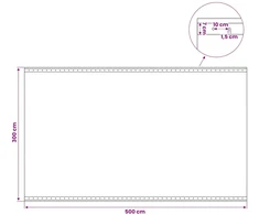 Tent su kilpom 2 vnt. Žalia 3 x 5 m 260 gsm PE