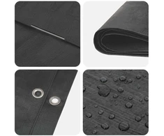 Tent su kilpom Antracito pilka 3 x 4 m 90 gsm PE