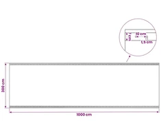 Leno Tentinis Žalia 3 x 10 m 260 gsm PE