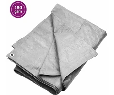 Tentas, pilkos spalvos, 4x5m, 180g/m², HDPE