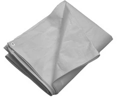 Tentas, pilkos spalvos, 6x10m, 260g/m²