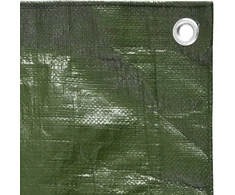 Tentas, žalios spalvos, 4x6m, 180g/m², HDPE