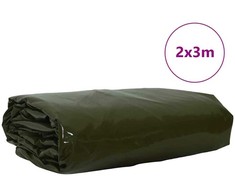 Tentinis audinys 650g / m² Alyvuogių žalia 2 x 3 m