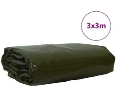 Tentinis audinys 650g / m² Alyvuogių žalia 3 x 3 m