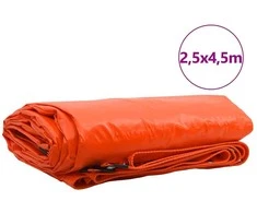 Tentinis audinys 650g / m² Oranžinė 2,5 x 4,5 m
