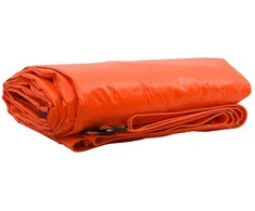 Tentinis audinys 650g / m² Oranžinė 3 x 3 m Drobė su PVC danga