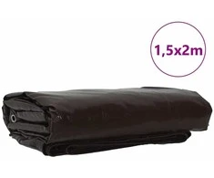 Tentinis audinys 650g / m² Ruda 1,5 x 2 m Drobė su PVC danga