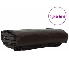 Tentinis audinys 650g / m² Ruda 1,5 x 6 m Drobė su PVC danga
