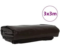 Tentinis audinys 650g / m² Ruda 3 x 3 m Drobė su PVC danga