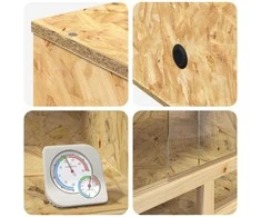 Terariumas Ruda 100 x 50 x 100 cm OSB