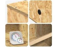 Terariumas Ruda 50 x 50 x 100 cm OSB