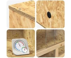 Terariumas Ruda 60 x 30 x 80 cm OSB
