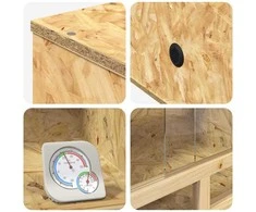 Terariumas Ruda 80 x 50 x 100 cm OSB