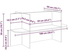 Terariumo bazė Ruda 100 x 50 x 50 cm OSB