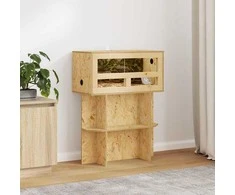 Terariumo bazė su lentyna Ruda 60 x 30 x 50 cm OSB