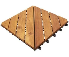 Terasinė Plytelė 10 pcs Ruda 30 x 30 cm Akacijos kietasis medis