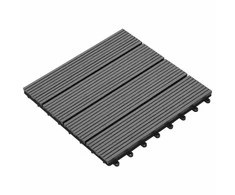 Terasinė Plytelė 11 pcs Pilka 30 x 30 cm MPK