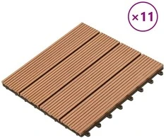 Terasinė Plytelė 11 pcs Ruda 30 x 30 cm MPK