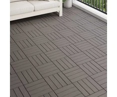 Terasinė Plytelė 11 pcs Tamsiai rudas 30 x 30 cm MPK