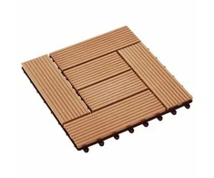 Terasinė Plytelė 11 pcs Tikmedis 30 x 30 cm MPK