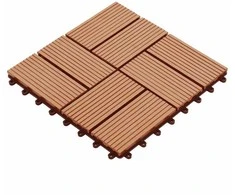 Terasinė Plytelė 11 pcs Tikmedis 30 x 30 cm MPK