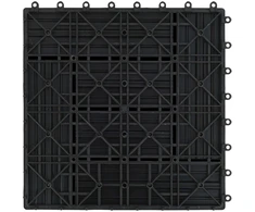 Terasinė Plytelė 22 pcs Juoda 30 x 30 cm MPK