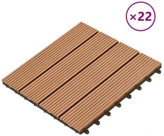 Terasinė Plytelė 22 pcs Ruda 30 x 30 cm MPK