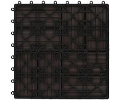 Terasinė Plytelė 22 pcs Tamsiai rudas 30 x 30 cm MPK