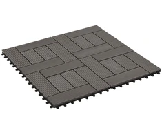 Terasinė Plytelė 22 pcs Tamsiai rudas 30 x 30 cm MPK