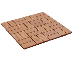 Terasinė Plytelė 22 pcs Tikmedis 30 x 30 cm MPK