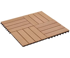Terasinė Plytelė 22 pcs Tikmedis 30 x 30 cm MPK